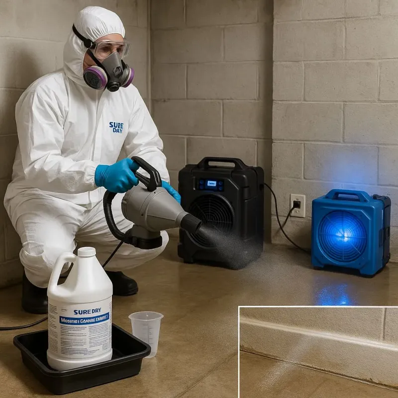 Sanitization and Odor Removal process in Peachtree Corners, GA